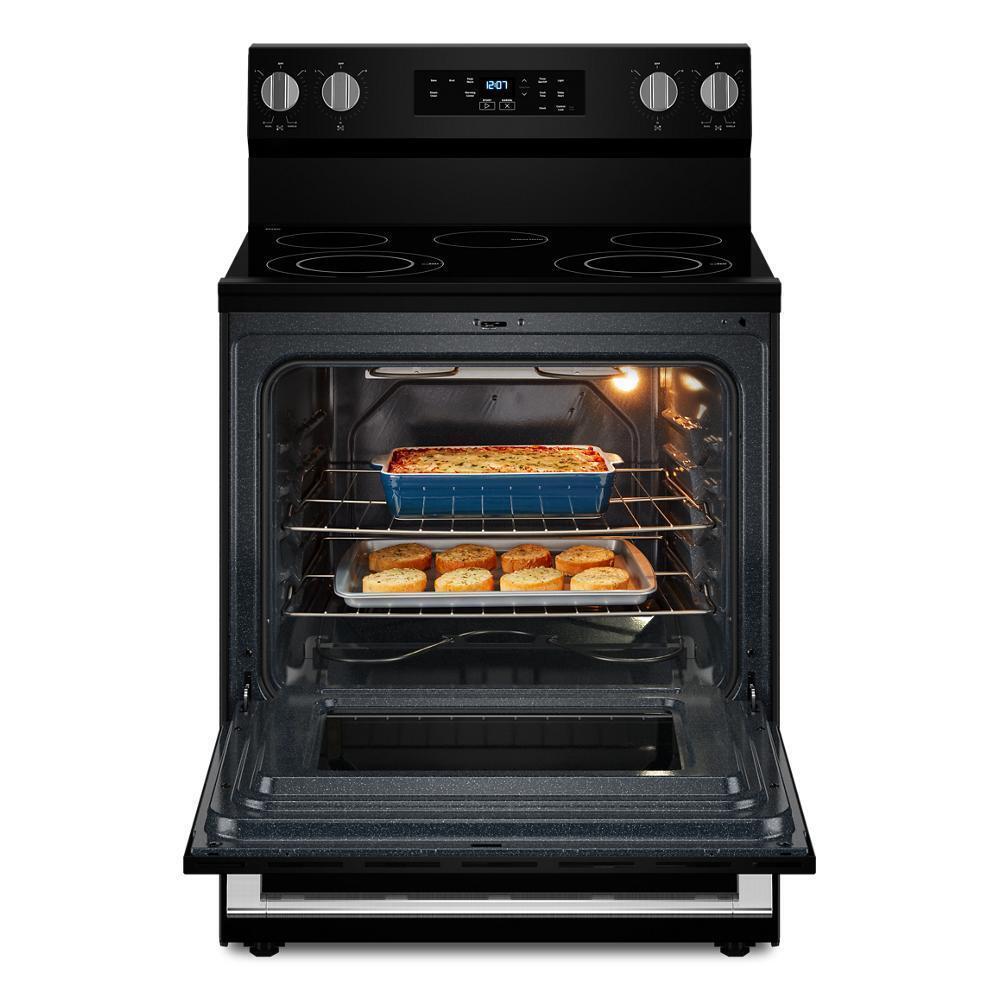 Maytag MFES4030RB 30-Inch Wide Electric Range With Steam Clean - 5.3 cu. ft.