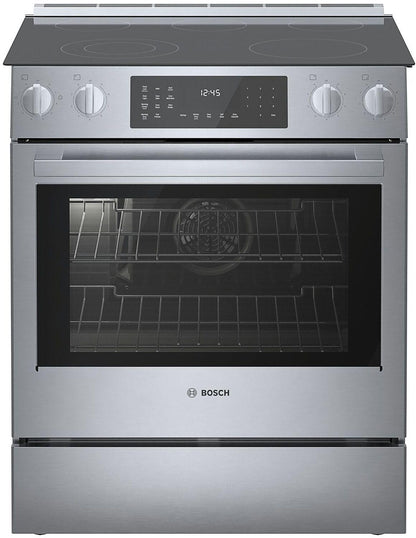 Bosch HEI8056U 800 Series, Electric slide-in range, 30'', Stainless steel