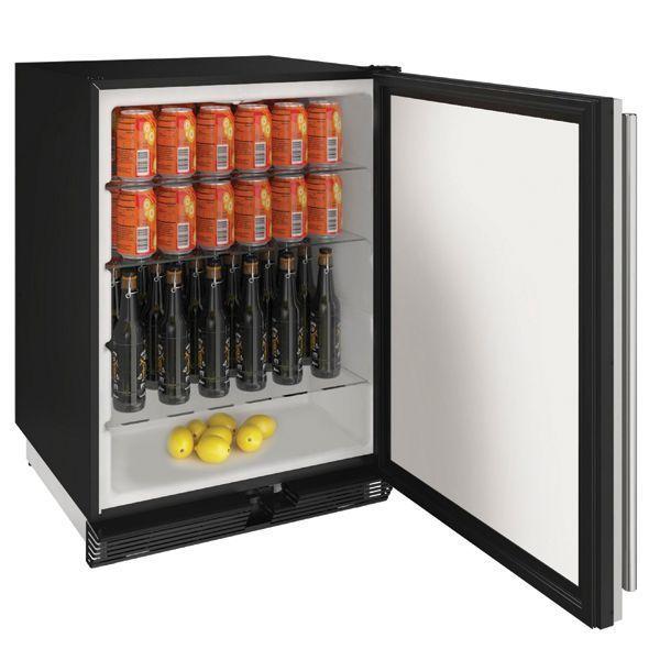 U-Line 1024r 24" Refrigerator With Stainless Solid Finish (115 V/60 Hz Volts /60 Hz Hz)