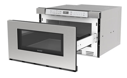SMD2430MS Sharp 24 in. 1.2 cu. ft. Built-In Microwave Drawer™ Oven in Stainless Steel