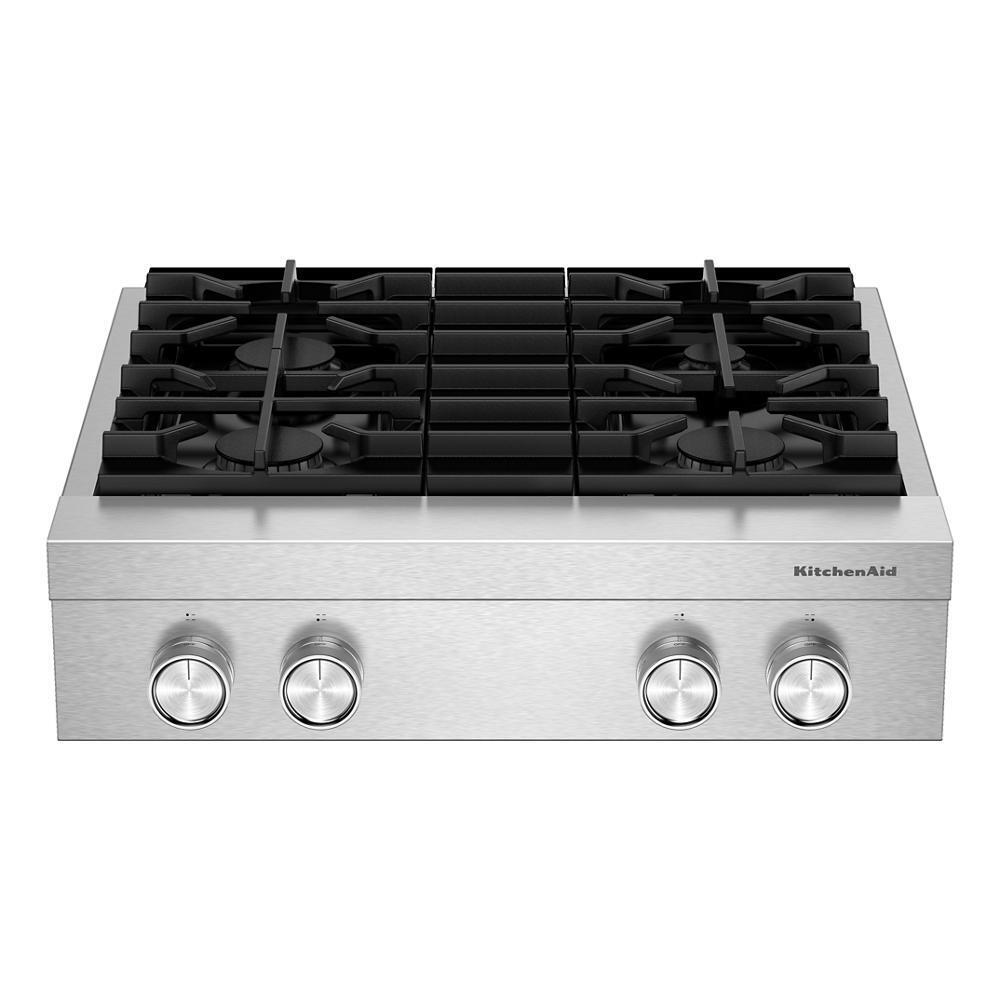 KCGK930TSS KitchenAid® 30-inch 4-Burner Gas Commercial-Style Rangetop