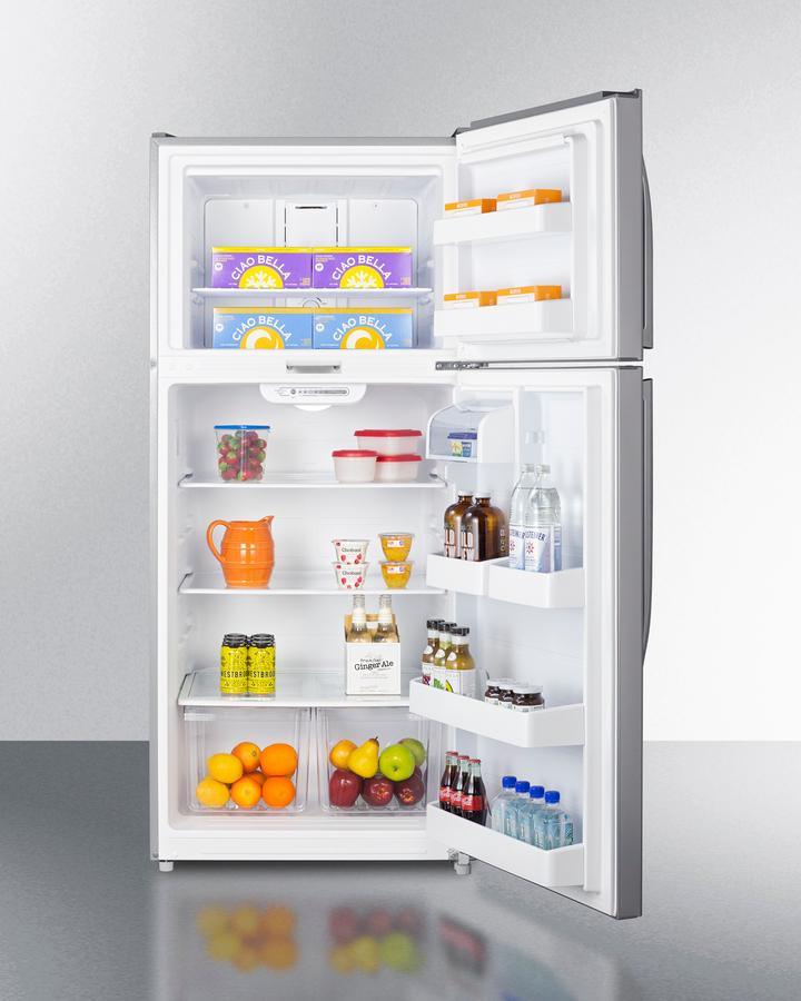 Summit CTR18PLLLF2 30" Wide Top Freezer Refrigerator