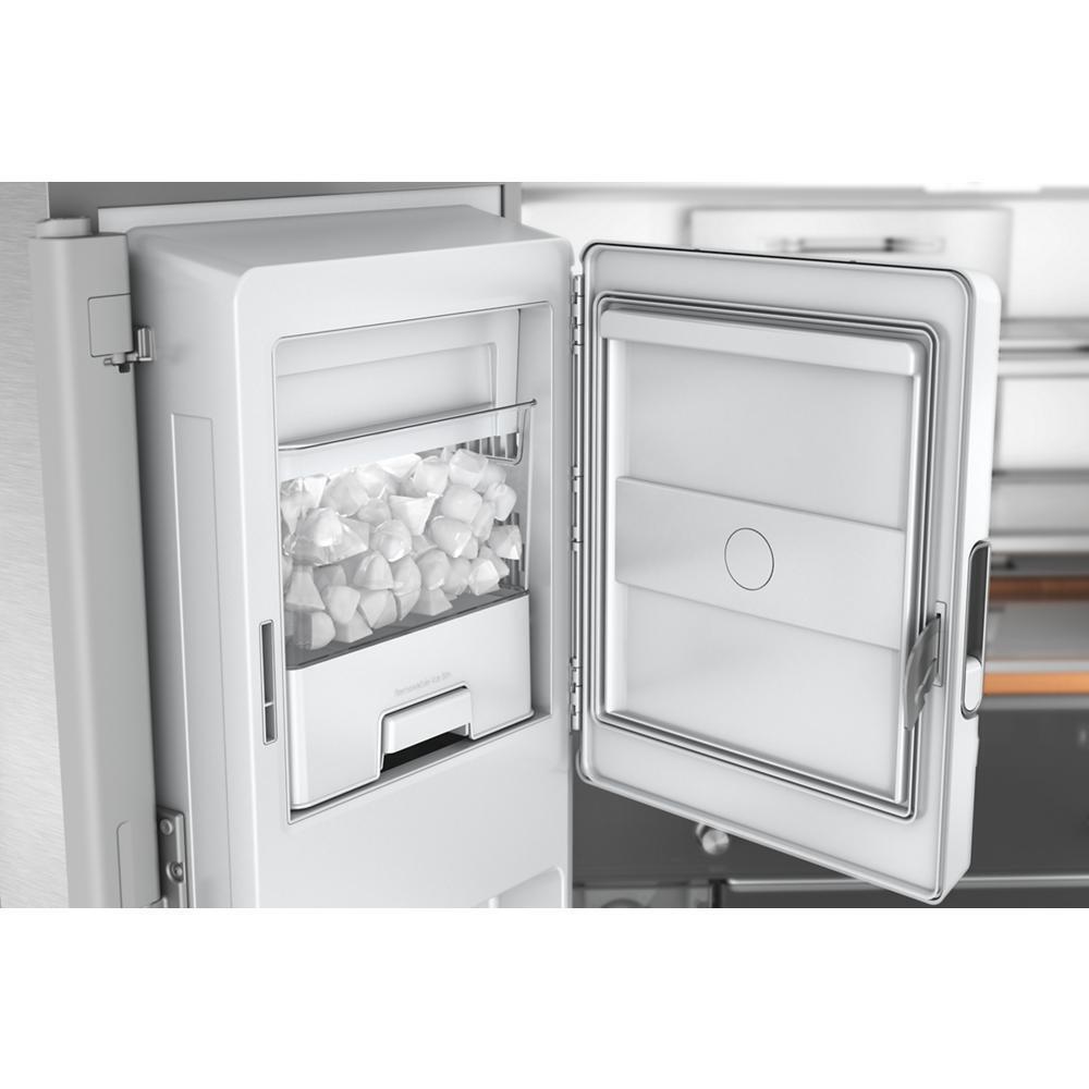 Kitchenaid KRQC736RPS 36" Counter-Depth 19.4 Cu Ft 4-Door Refrigerator with Flexible Temperature Zone in PrintShield™ Finish