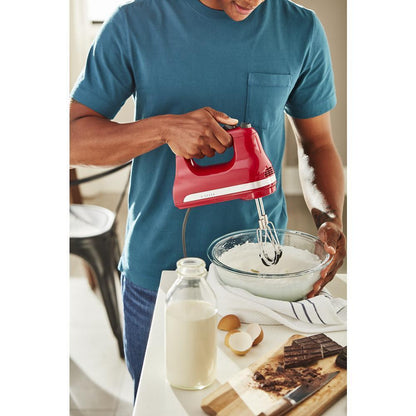 Kitchenaid KHM6118ER 6 Speed Hand Mixer with Flex Edge Beaters