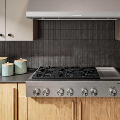 KCGK948TSS KitchenAid® 48-inch 6-Burner Gas Commercial-Style Rangetop with Griddle