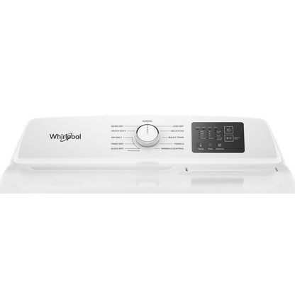 Whirlpool WGD4307SW 7.0 cu. ft. Gas Dryer with AutoSensing and Wrinkle Shield™ option - Vented Top Load Matching