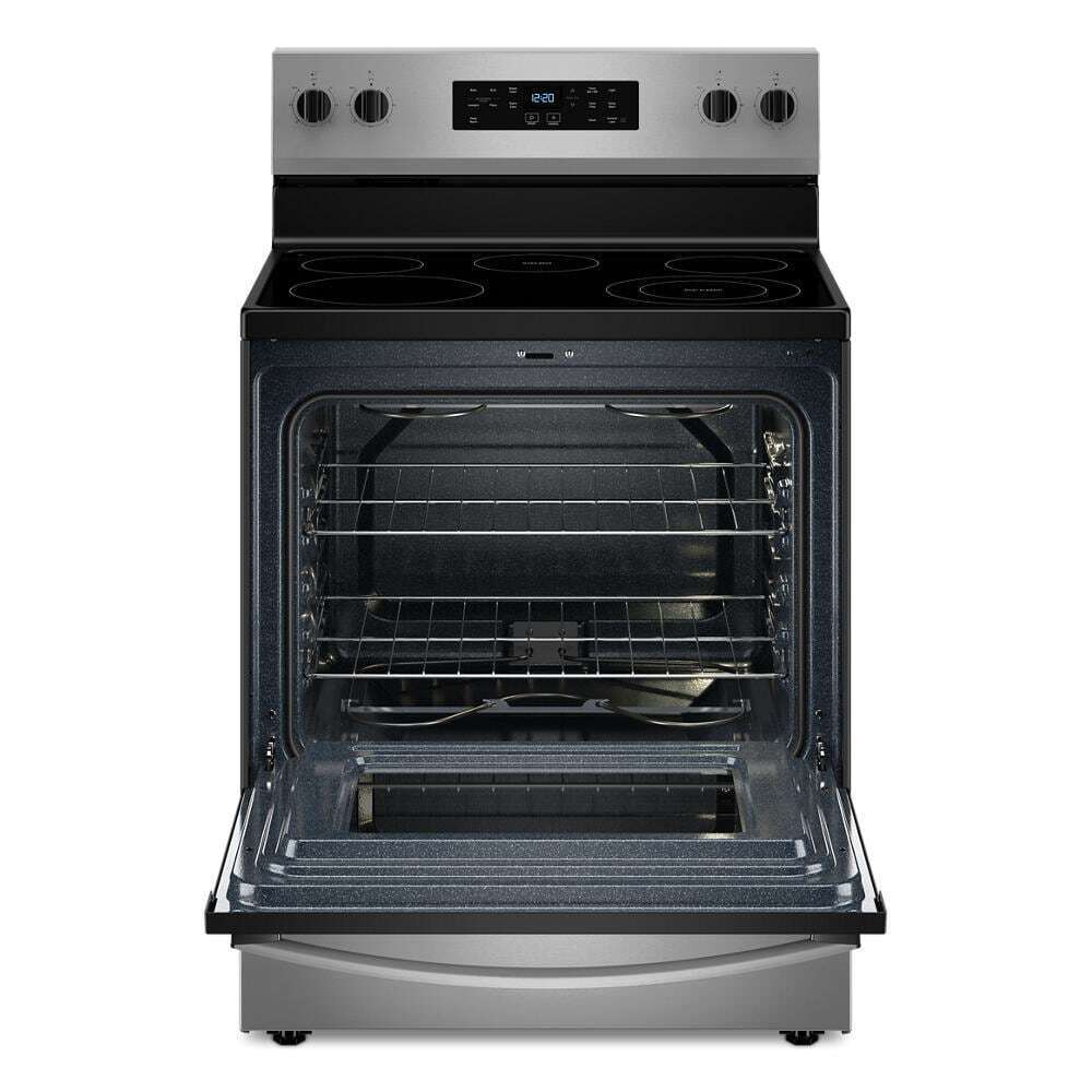 Whirlpool WFES3130TS 30-inch Electric Range with Steam Clean