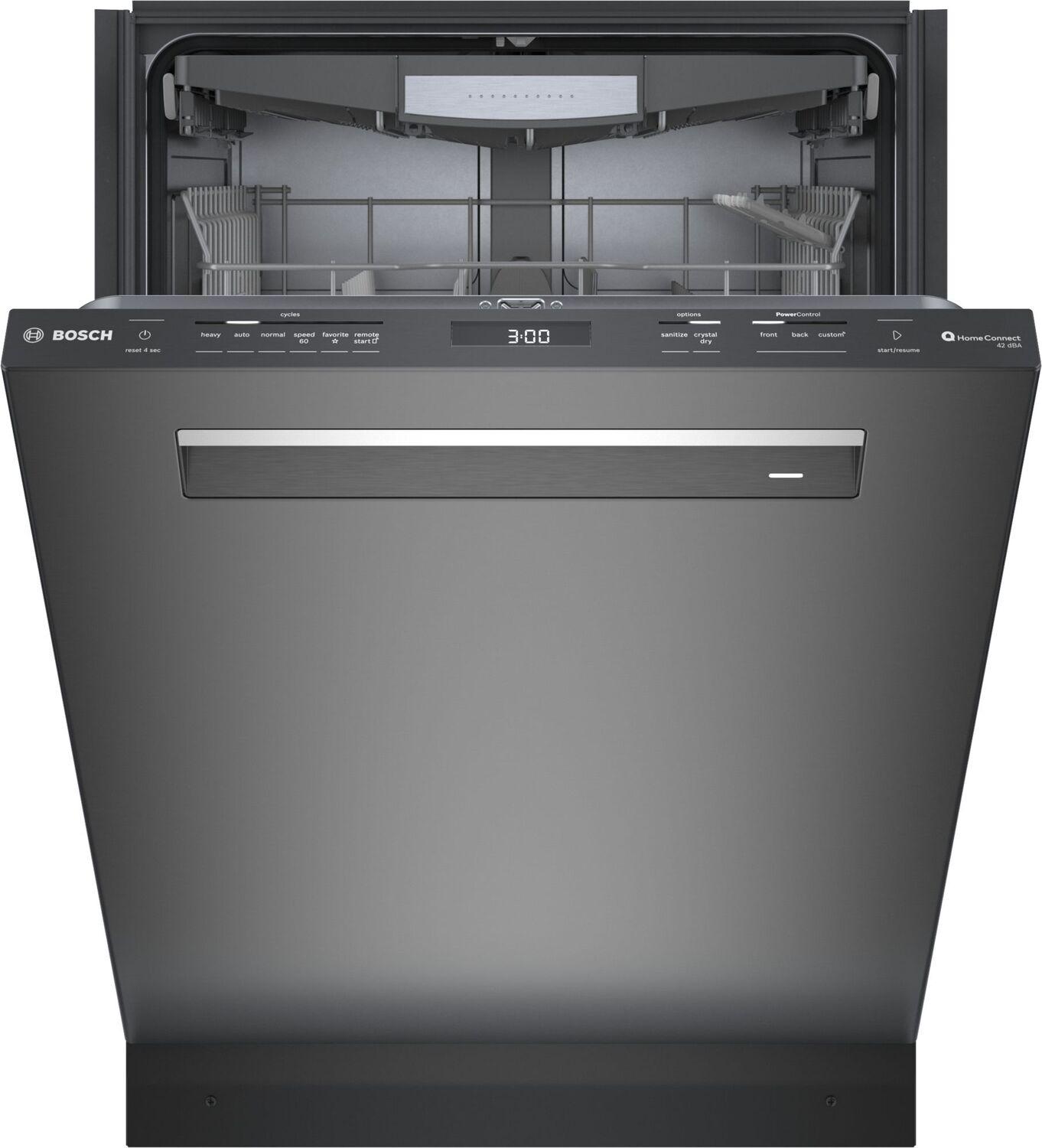 Bosch SHP78CM4N 800 Series, built-under dishwasher, 24'', Brushed black steel anti-fingerprint