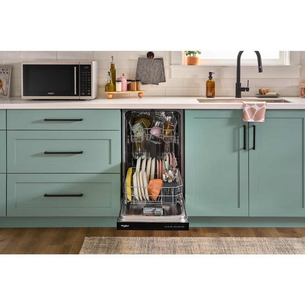Whirlpool WDFS5118SS 18" Stainless Steel Dishwasher with Half Load Cycle and Triple Spray Arms - 48 dBA