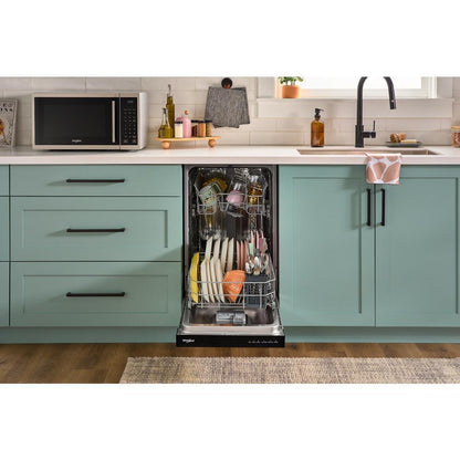 Whirlpool WDFS5118SS 18" Stainless Steel Dishwasher with Half Load Cycle and Triple Spray Arms - 48 dBA