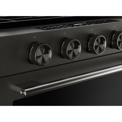 Kitchenaid KSGS530SBE 5.0 Cu. Ft. Smart Slide-in Gas Range with Convection Cooking Modes and 2-in-1 Burner