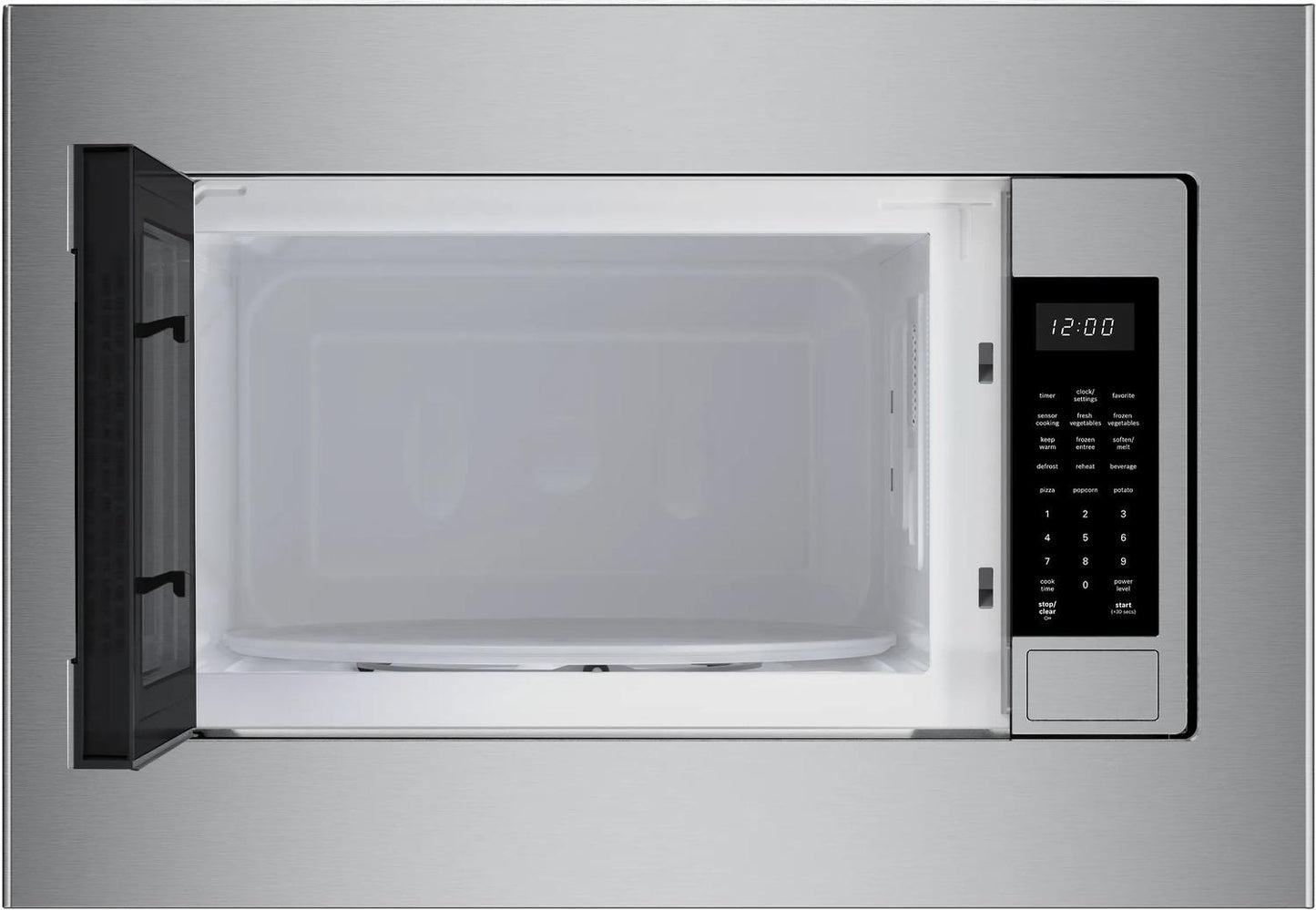 Bosch HMB30155UC 300 Series, Built-In Microwave, 24'', Door Hinge: left, Stainless steel