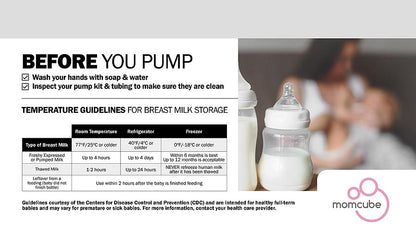 Summit MC2 19" Wide Compact Momcube(r) Breast Milk Refrigerator