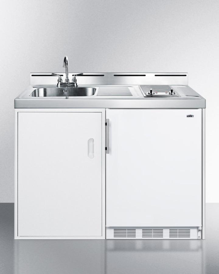 Summit C48ELGLASS 48" Wide All-in-one Kitchenette