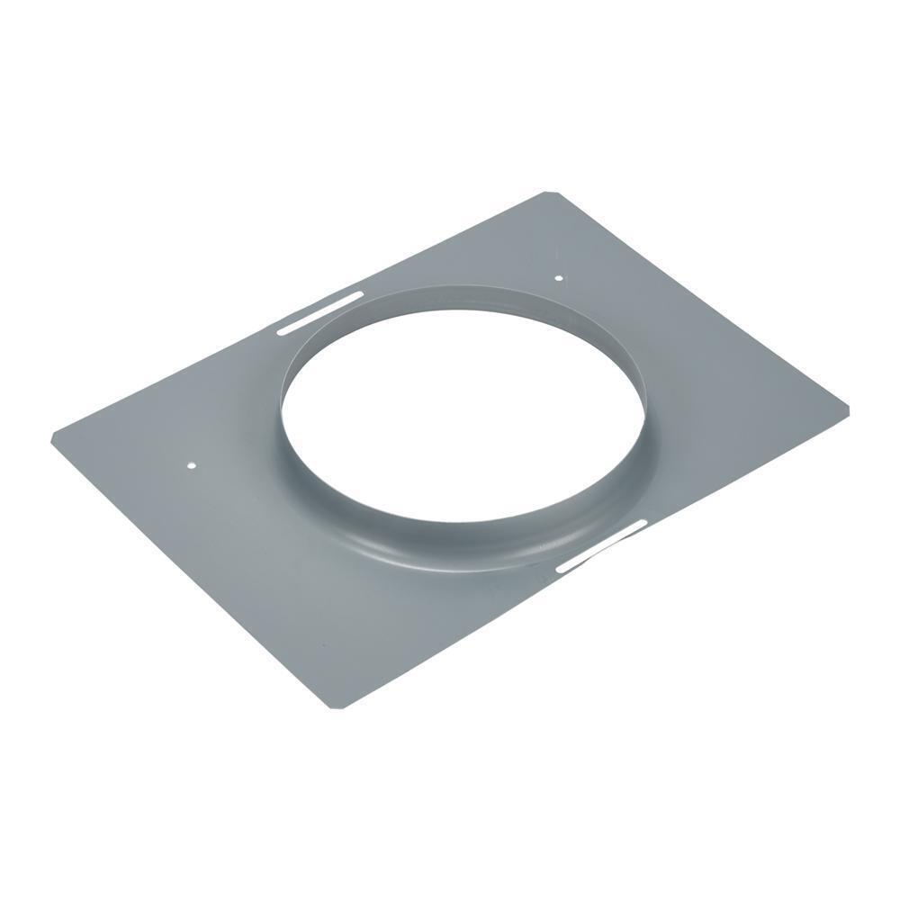 Kitchenaid W10388168 30" and 36" Range Hood Damper Mounting Plate, with 7" D opening