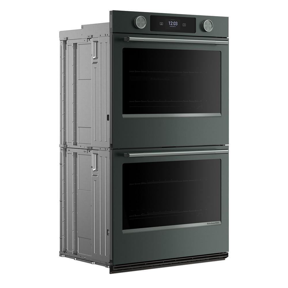 Kitchenaid KOED930SJP 30-inch Smart Electric Double Wall Oven with Intelligent Cooking Camera - Juniper