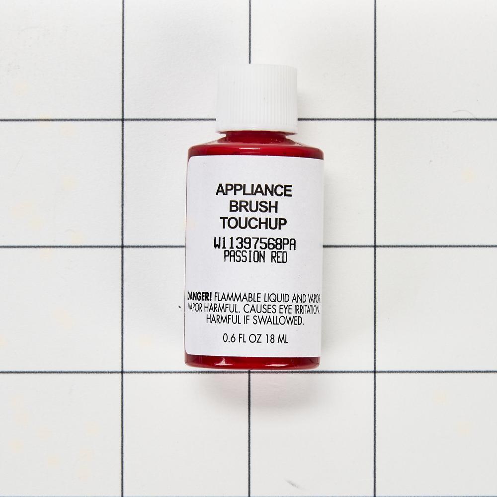 Kitchenaid W11397568PA Touch-Up Paint with a Brush - Passion Red 0.6-oz