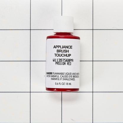 Kitchenaid W11397568PA Touch-Up Paint with a Brush - Passion Red 0.6-oz