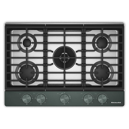KCGK530SJP KitchenAid® 30 in. Gas Cooktop with 5 Burners and Integrated Wok Grate