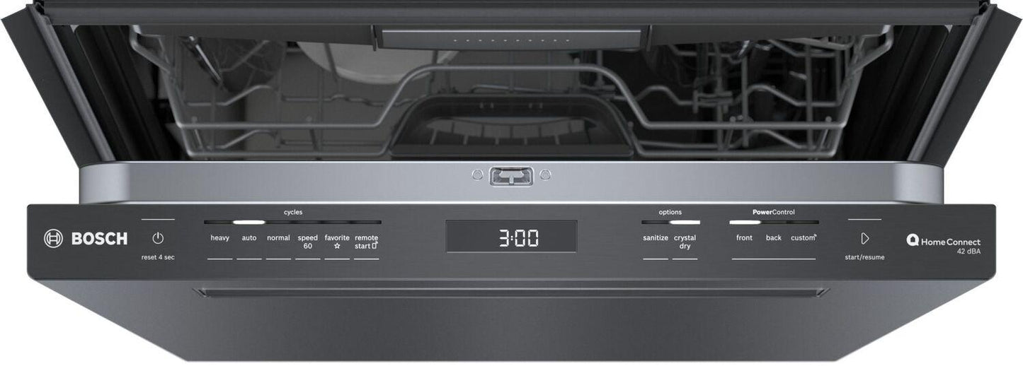 Bosch SHP78CM4N 800 Series, built-under dishwasher, 24'', Brushed black steel anti-fingerprint