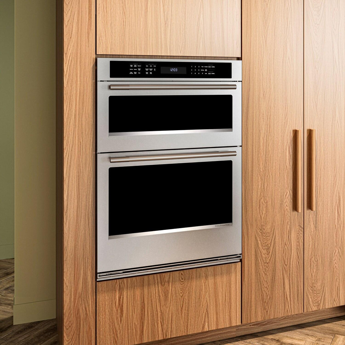 Kitchenaid KOEC527SPS 27-inch Electric Combo Wall Oven with No Preheat Air Fry Mode - PrintShield™ Finish