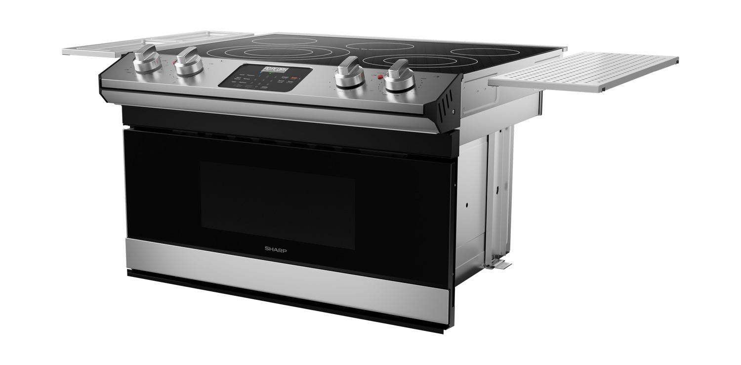 Sharp STR3065HS Smart Radiant Rangetop with Microwave Drawer Oven