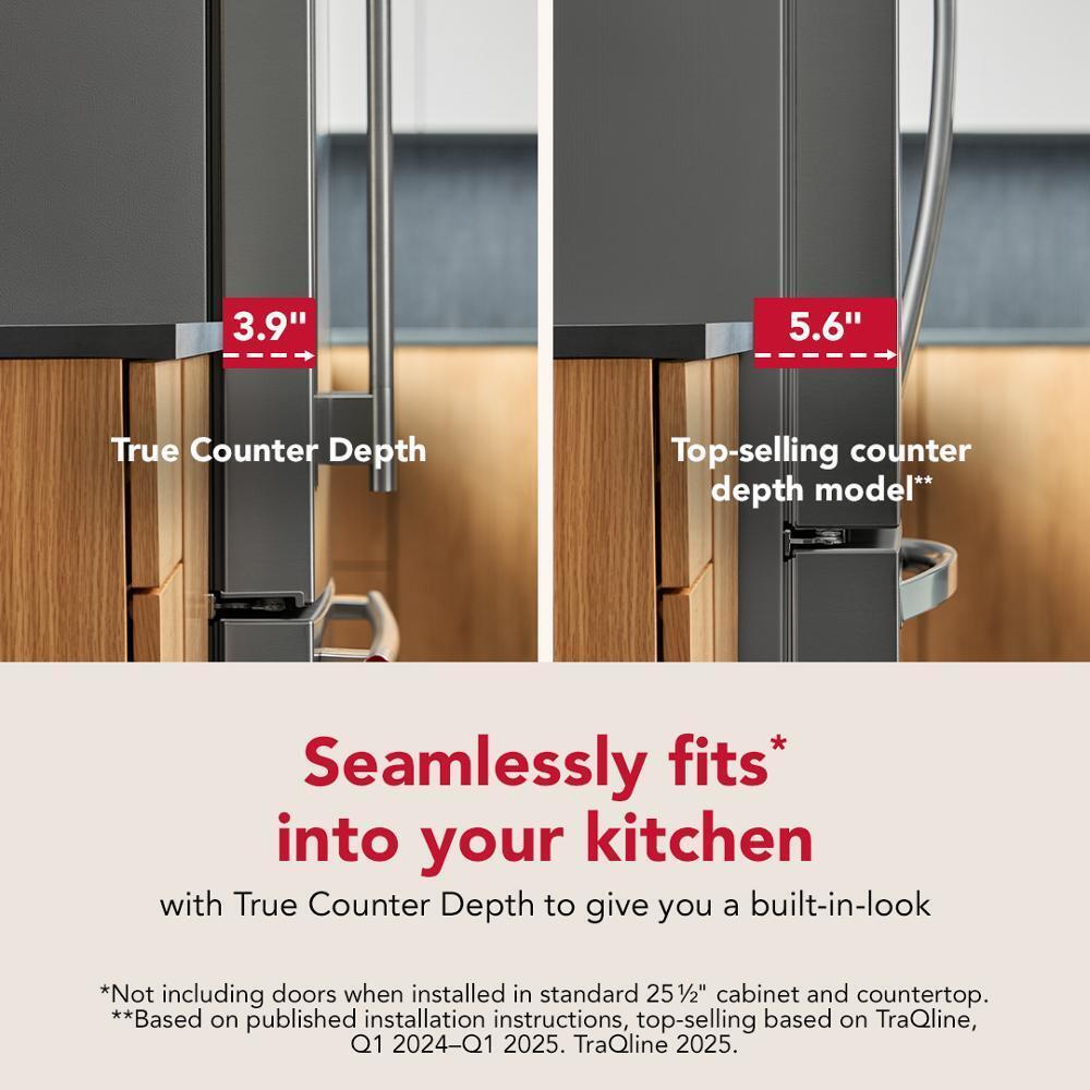 Kitchenaid KRFC736SPS Counter-Depth French Door Refrigerator with External Water Dispenser