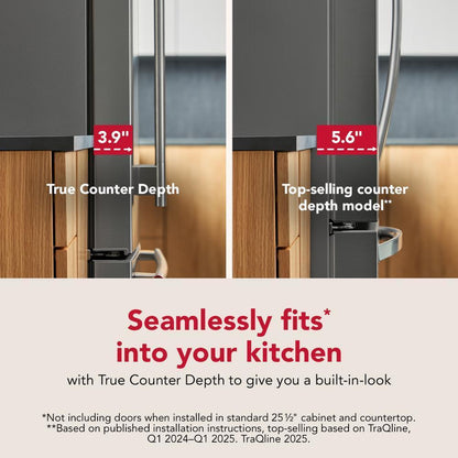 Kitchenaid KRFC736SPS Counter-Depth French Door Refrigerator with External Water Dispenser