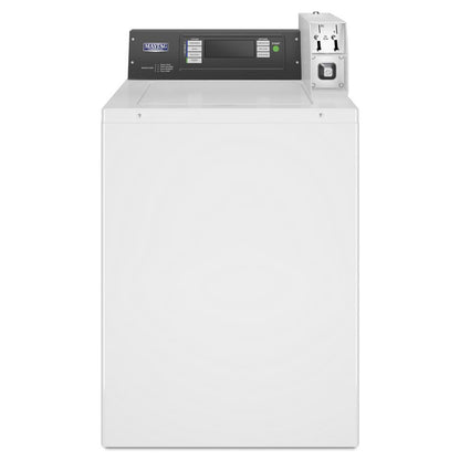 Maytag MAT24PDAXW Commercial Top-Load Washer, Dual Coin Drop Installed - Canada