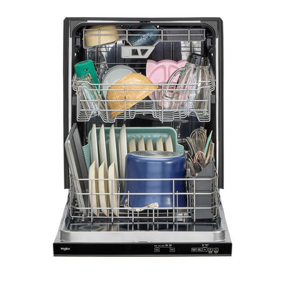 Whirlpool WDPS7024RV Eco Series Quiet Dishwasher with a washing 3rd Rack & Water Repellent Silverware Basket