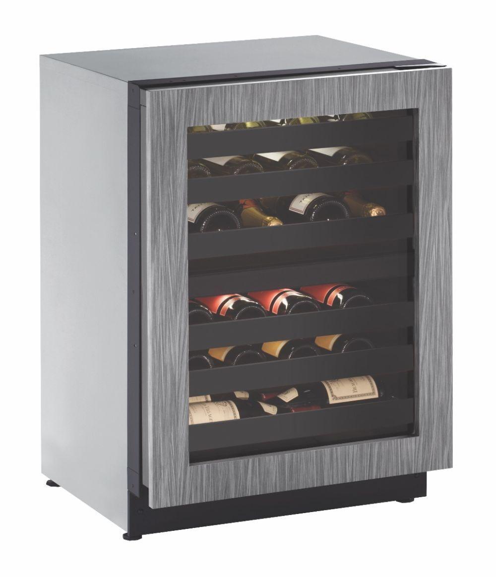 U-Line 24" Dual-zone Wine Refrigerator With Integrated Frame Finish and Field Reversible Door Swing (115 V/60 Hz Volts /60 Hz Hz)