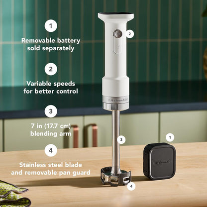 KHBRV00PL KitchenAid Go® Cordless Hand Blender - battery sold separately