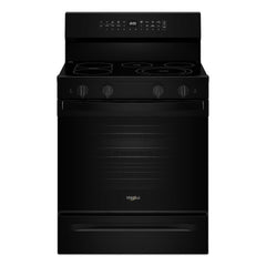 Whirlpool WFES7530RB 30-inch Electric Smart Range with Air Cooking Technology, No Preheat Air Fry, High Speed Preheat Oven, WipeClean™ Coating, and Steam/Self Clean