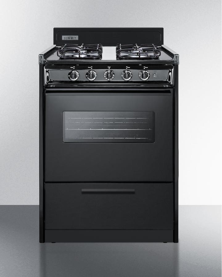 Summit TTM6107CSW 24" Wide Gas Range