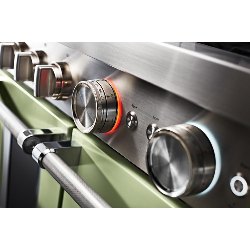 KFDC558JAV KitchenAid® 48'' Smart Commercial-Style Dual Fuel Range with Griddle