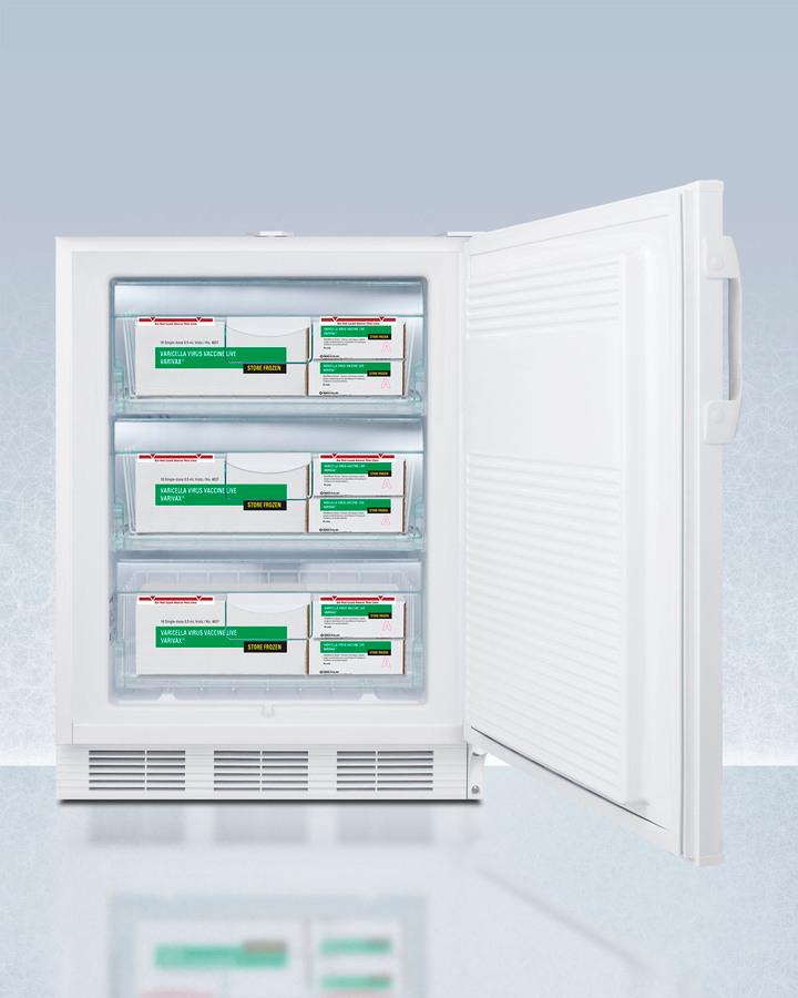 Summit 24" Wide Built-in All-freezer, Certified To Nsf/ansi 456 Standard for Vaccine Storage, ADA Compliant