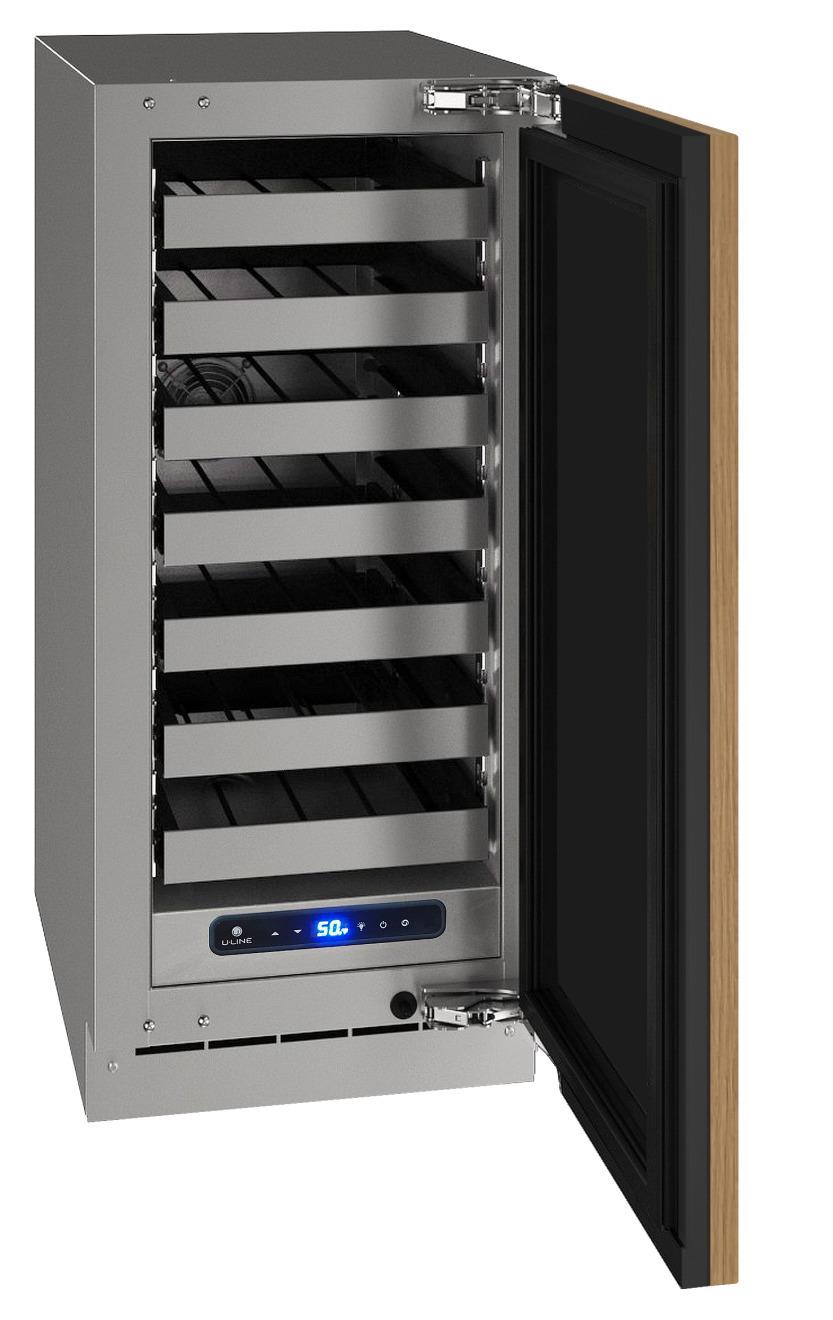 U-Line 15" Wine Refrigerator With Integrated Solid Finish and Field Reversible Door Swing (115 V/60 Hz Volts /60 Hz Hz)