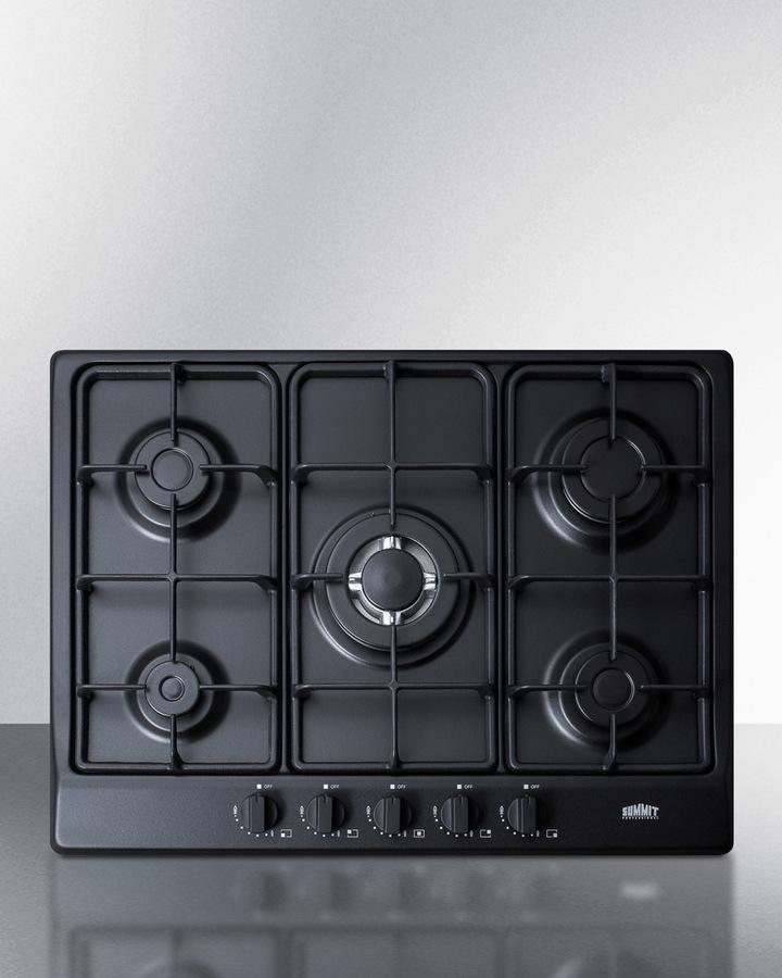 Summit 27" Wide 5-burner Gas Cooktop