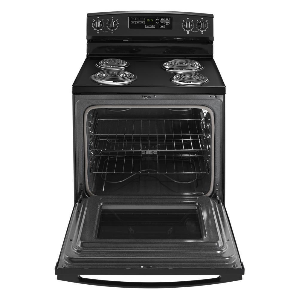 Amana ACR4503SFB 30-inch Amana® Electric Range with Self-Clean Option