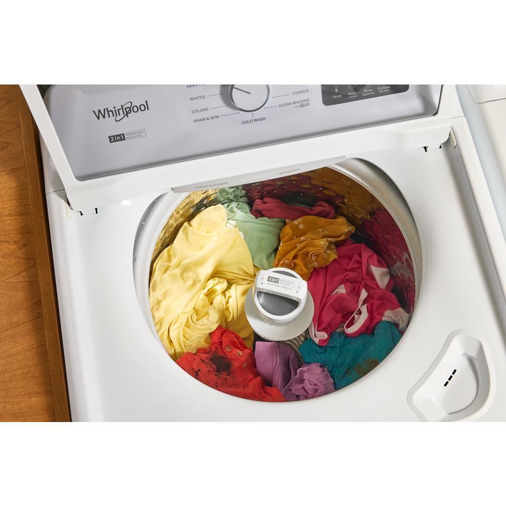 Whirlpool WTW4300SW 4.3 Cu. Ft. Whirlpool® Top Load Impeller Washer with Quick Wash Cycle and Soft Close Glass Lid