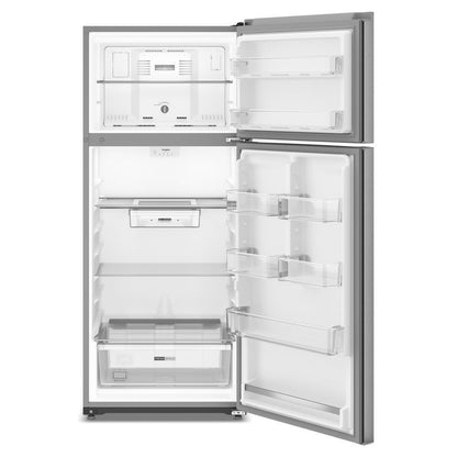WRTX5118TZ Whirlpool® 28-inch Wide Top Freezer Refrigerator with Total Coverage Cooling- 18.0 Cu. Ft.