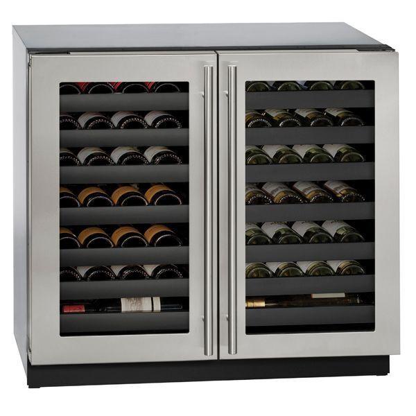 U-Line U3036WCWCS00B 3036wcwc 36" Dual-zone Wine Refrigerator With Stainless Frame Finish (115 V/60 Hz)