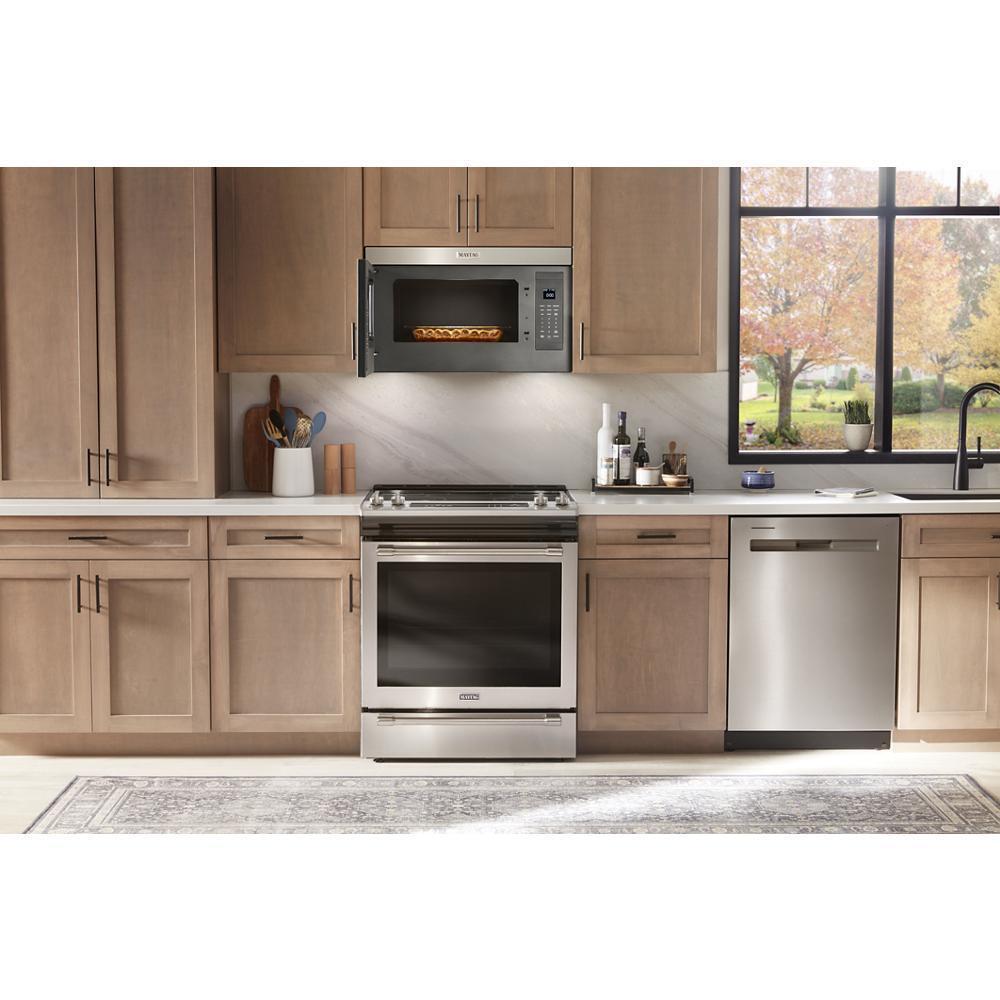 Maytag MMMF6030PZ Over-the-Range Flush Built-In Microwave - 1.1 Cu. Ft.