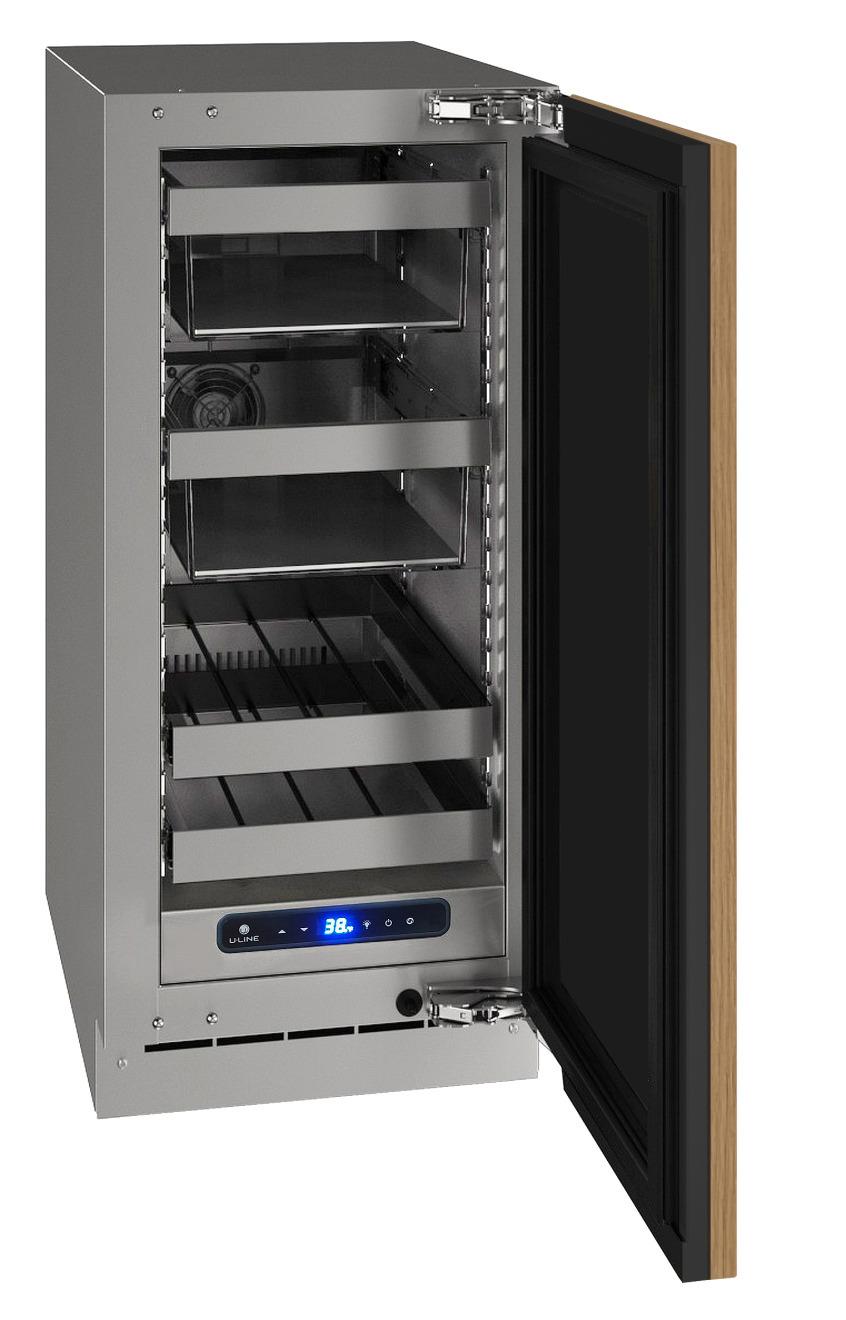 U-Line 15" Beverage Center With Integrated Solid Finish and Field Reversible Door Swing (115 V/60 Hz Volts /60 Hz Hz)