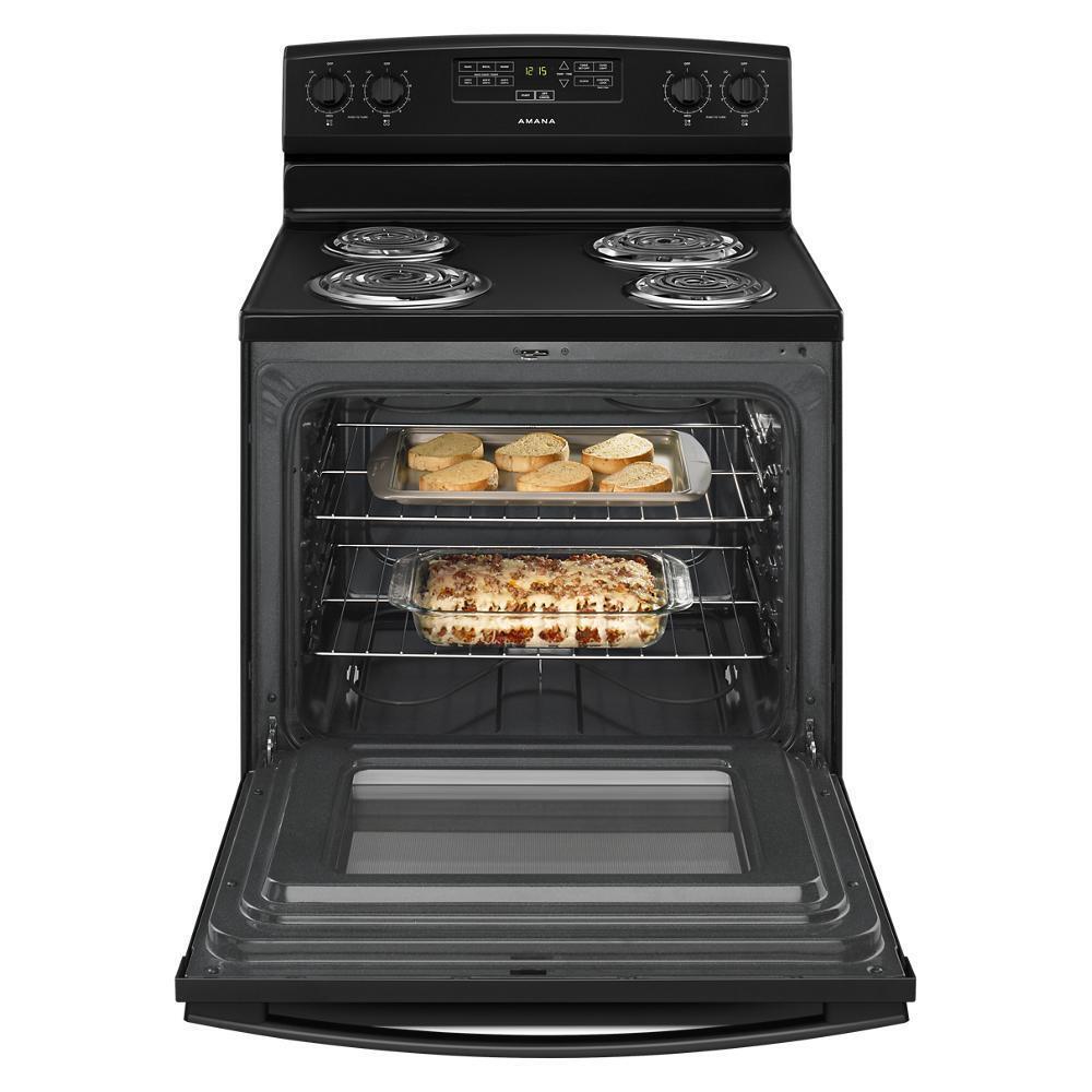 Amana ACR4303MFB 30-inch Amana® Electric Range with Bake Assist Temps