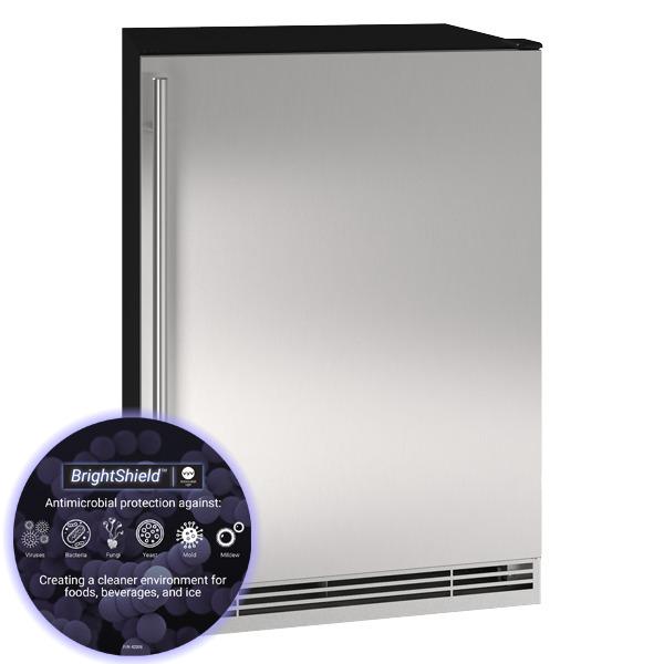 U-Line UHRE124SS81A Hre124 24" Refrigerator With Stainless Solid Finish and Brightshield (115 V/60 Hz)