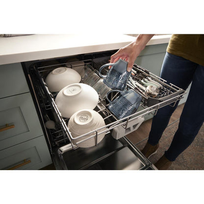 Whirlpool WDPS7024RZ Eco Series Quiet Dishwasher with a washing 3rd Rack & Water Repellent Silverware Basket