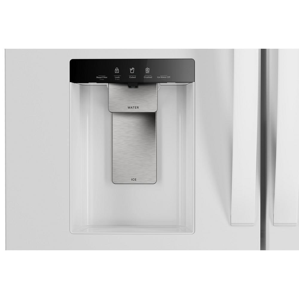 WRMF3636SW Whirlpool® 29 Cu. Ft. Family-Sized Capacity French door refrigerator with Flexible Temperature Drawer