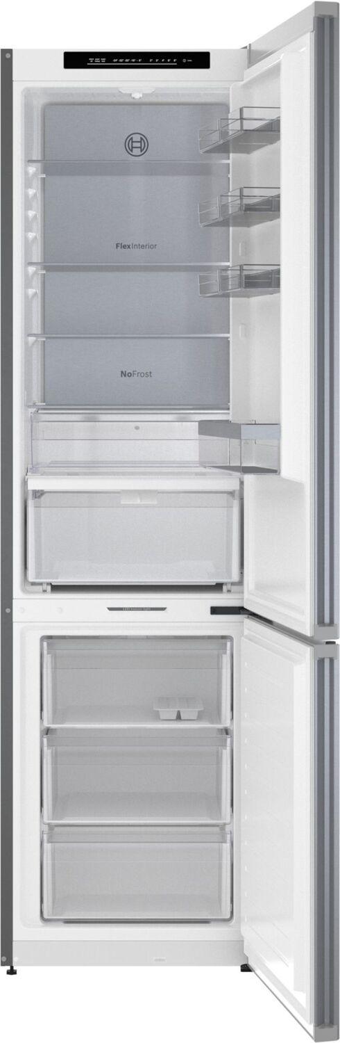 Bosch B24CB50ESS 500 Series, free-standing fridge-freezer with freezer at bottom, 24'', Brushed steel (with anti-fingerprint), Total No Frost