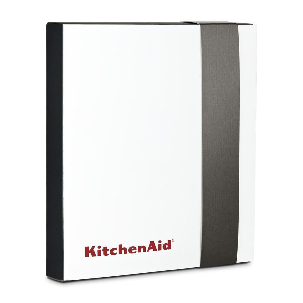 Whirlpool W11368841BO KitchenAid Commercial-Style Range Handle Medallion Kit - Black (Includes Two Medallions, Screws, and One 1/8-IN Hex Wrench)